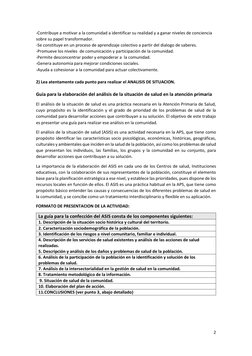 2 
 
-Contribuye a motivar a la comunidad a identificar su realidad y a ganar niveles de conciencia 
sobre su papel transform