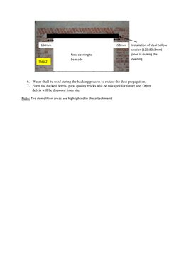 Demolition Method Statement for Brick Walls | PDF | Demolition | Art Media