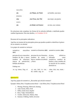masculino  
ein 
 
 
ein Mann, ein Tisch   
un hombre, una mesa 
feminino  
eine 
 
 
eine Frau, eine Tür   
una mujer, una p