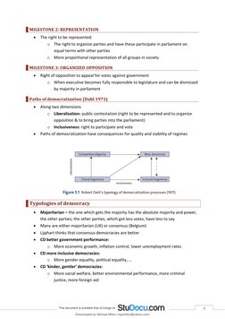 9 
MILESTONE 2: REPRESENTATION 
• The right to be represented: 
o The right to organize parties and have these participate