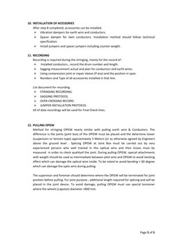 Stringing Procedure.pdf Conductor Stringing Methodology Guide | PDF | Insulator (Electricity ...