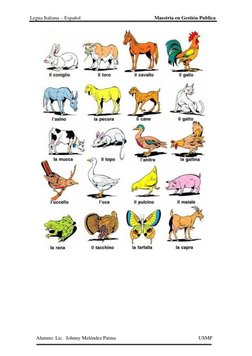 Legua Italiana – Español                                                          Maestría en Gestión Publica  
Alumno: Lic.