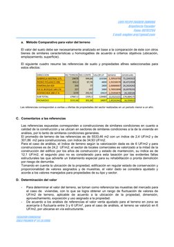 TASACIÓN COMERCIAL 
CALLE POLANCO Nº 24, LA LIGUA. 
 
 
LUIS FELIPE ENGBER ZAMORA 
Arquitecto Tasador 
Fono:
