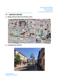 TASACIÓN COMERCIAL 
CALLE POLANCO Nº 24, LA LIGUA. 
 
 
LUIS FELIPE ENGBER ZAMORA 
Arquitecto Tasador 
Fono: