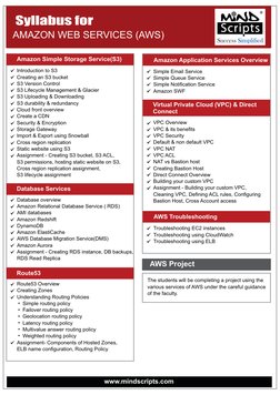AWS Solution Architect Course Overview | PDF | Amazon Web Services ...