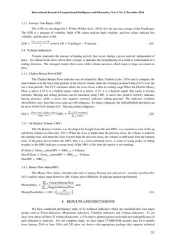 International Journal of Computational Intelligence and Informatics, Vol. 6: No. 3, December 2016
212
3.3.3. Average True R