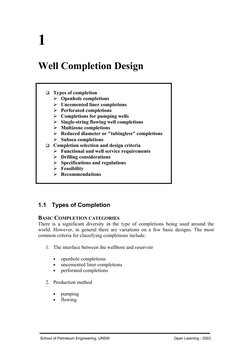 Well Completion Design Overview | PDF | Casing (Borehole) | Oil Well