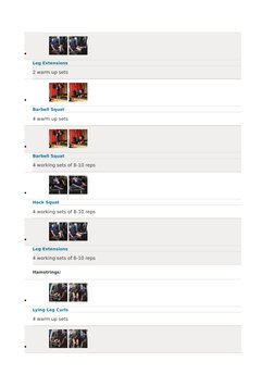 Y3t Workout Guide.pdf Y3T Week 1: Thighs & Hamstrings Workout | PDF