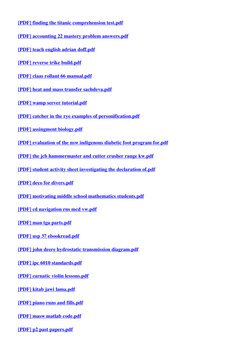 [PDF] finding the titanic comprehension test.pdf (http://3qlb8.hol.es/finding-the-titanic-comprehension-test.pdf)
[PDF] accou