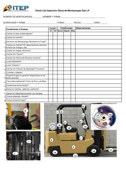 NÚMERO DE MONTACARGAS: ________ NOMBRE Y FIRMA:_______________________________________
SUPERVISOR Y FIRMA: __________________