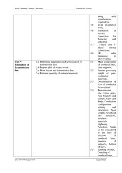 Wiring Estimating, Costing & Contracting                                                    
 
      Course Code : 3350901