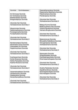 Govinda Hari Govinda Lyrics Compilation | PDF | Hindu Theology