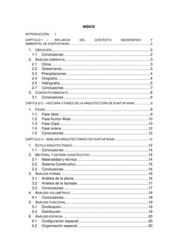 INDICE 
INTRODUCCIÓN: 
1 
CAPÍTULO 1    –     
INFLUECIA 
DEL 
CONTEXTO 
GEOGRAFICO 
Y                               
AMBIENT