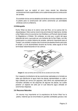 Página | 5  
 
adaptación que se realizó al cerro viene siendo las diferentes 
excavaciones tanto superficiales como subterrá
