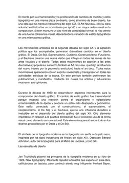 El interés por la ornamentación y la proliferación de cambios de medida y estilo 
tipográfico en una misma pieza de diseño, c