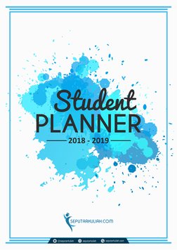 Student
PLANNER
 2018 - 2019 
seputarkuliah
seputarkuliah.com
@seputarkuliah

