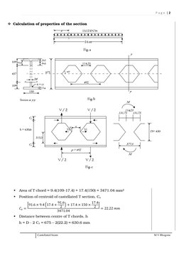 Structural Design of Castellated Beams | PDF | Bending | Beam (Structure)