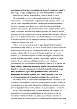 9 
constituye una dimensión esencial de este segundo modelo, en el cual el 
acto ocupa el lugar paradigmático que tenía ant