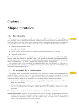 Capítulo 1
Mapas mentales
1.1.
Introducción
Un mapa mental es un diagrama usado para representar palabras, ideas, tareas, lec