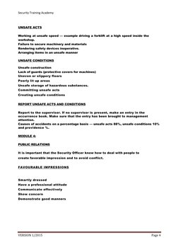 Security Grade D Training Notes | PDF | Fires | Consent