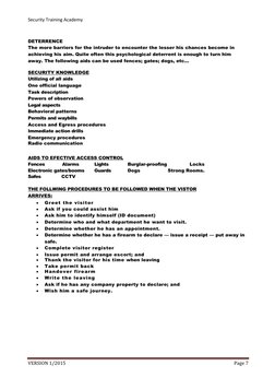Security Grade D Training Notes | PDF | Fires | Consent