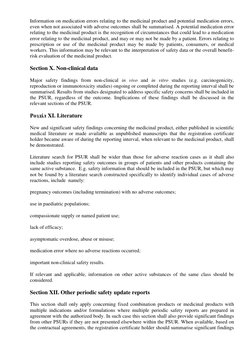 Psur Template.pdf Structure of Periodic Safety Update Report | PDF | Pharmacovigilance ...
