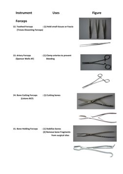 Autopsy Instruments and Their Uses | PDF | Autopsy | Skull