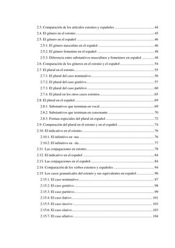 2.3. Comparación de los artículos estonios y españoles ............................................. 44 
2.4. El género en