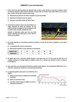 Unidad 5 | Los movimientos