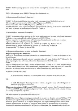 Operating Flight Plan Operational Flight Plan Requirements | PDF | Transponder (Aeronautics ...