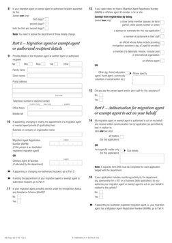 Form 956: Migration Agent Appointment | PDF | Criminal Record | Travel Visa