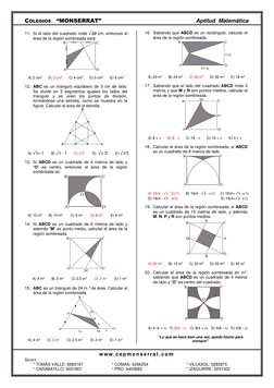 COLEGIOS   “MONSERRAT” 
Aptitud  Matemática 
 
 
w w w . c e p m o n s e r r a t . c om   (http://www.cepmonserrat.com/)
SEDE