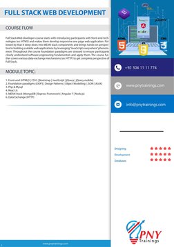 Full Stack Web Development | PDF