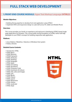 Full Stack Web Development | PDF