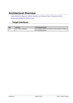 Solution Design Document Template | PDF | Computer Network | Component ...