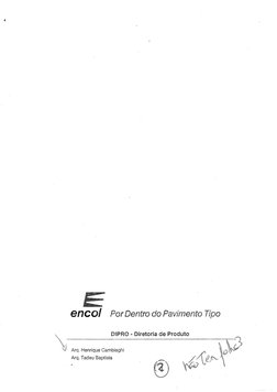 GílCOi 
Por Dentro do Pavimento Tipo 
DIPRO - Diretoria de Produto 
Arq. Henrique Cambiaghi 
Arq. Tadeu Baptista 
___ 
