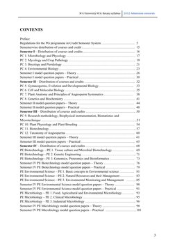 M G University M Sc Bot