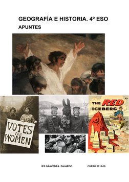 G 
GEOGRAFÍA E HISTORIA. 4º ESO 
APUNTES 
 
 
 
 
 
 
 
 
 
IES SAAVEDRA  FAJARDO.                      CURSO 2018-19
