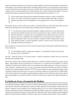 Además, el documento postulaba que, en vista de que no se había cumplido con lo que se le había prometido al campesinado, la