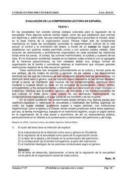 UNMSM-CENTRO PREUNIVERSITARIO                                                               Ciclo 2018-II 
 
Semana Nº 07 
(P