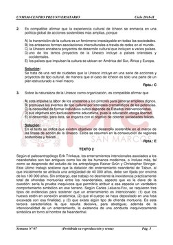 UNMSM-CENTRO PREUNIVERSITARIO                                                               Ciclo 2018-II 
 
Semana Nº 07 
(P