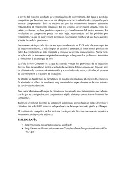 a través del estrecho conducto de comunicación de la precámara, dan lugar a pérdidas 
energéticas por bombeo, que a su vez ob
