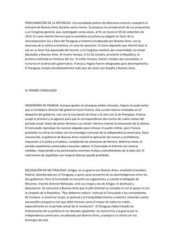PROCLAMACIÓN DE LA REPÚBLICA. Una estudiada política de dilaciones enervó y exasperó al 
emisario de Buenos Aires durante var