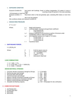 Philippine Structural Design Criteria | PDF | Concrete | Strength Of ...