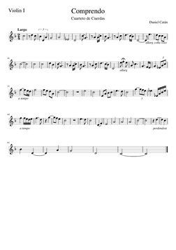 Daniel Catán
Cuarteto de Cuerdas
Comprendo
Violin I
61
44
31
16























