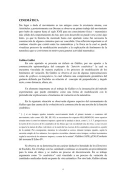 4
 
CINEMÁTICA 
Sin lugar a duda el movimiento es tan antiguo como la existencia misma, con 
Aristóteles y posteriormente c