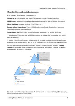 Auditing Microsoft Domain Environment
About The