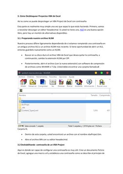 Desbloquear Contraseña VBA en Excel | PDF | Visual Basic para ...