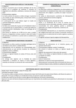 - 
COLECISTOGRAFÍA (RX VESÍCULA Y VIAS BILIARES)  Objetivo: 
 
Preparar al paciente para el estudio radiológico de las vías