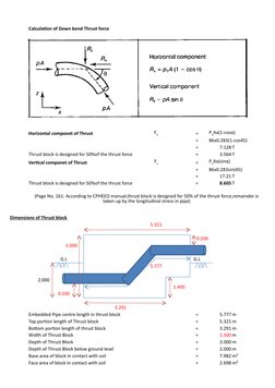 Thrust Box Vertical Thrust Block Design for Pipes | PDF | Friction | Pipe (Fluid ...